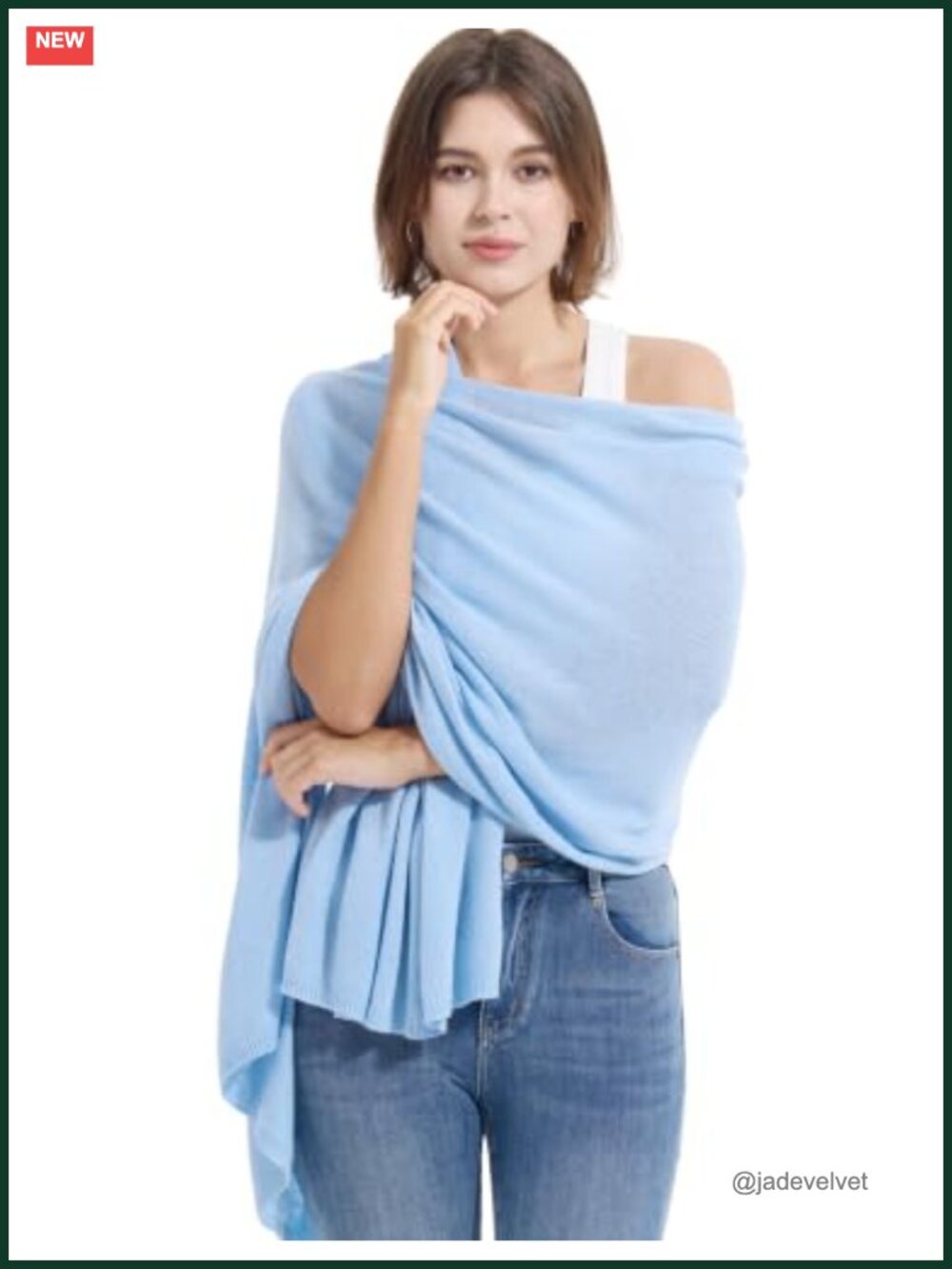 Luxury Cashmere Wool Blend Wrap Shawl Pashmina Women Travel Scarf Stole